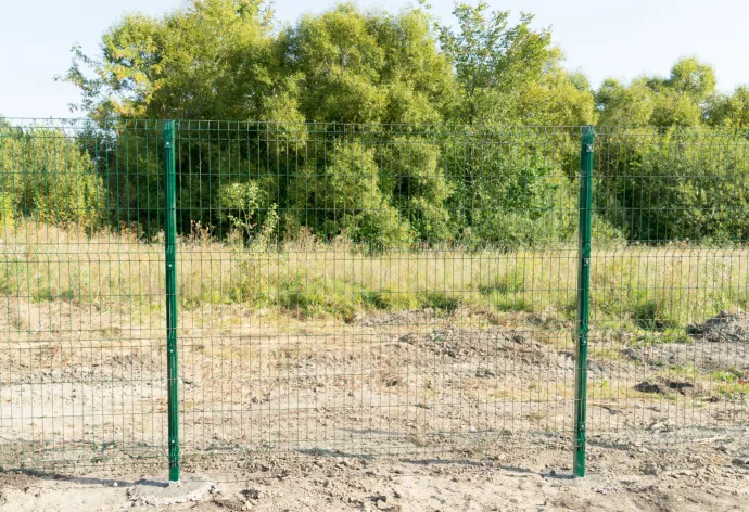 3د السياج المنحني