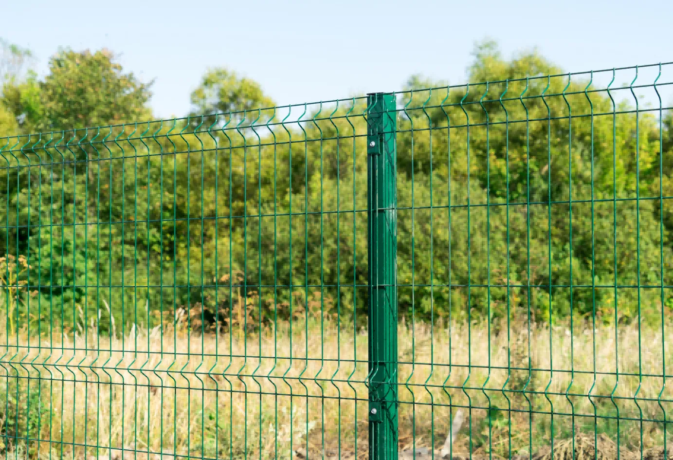 3د السياج المنحني