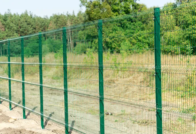 3د السياج المنحني