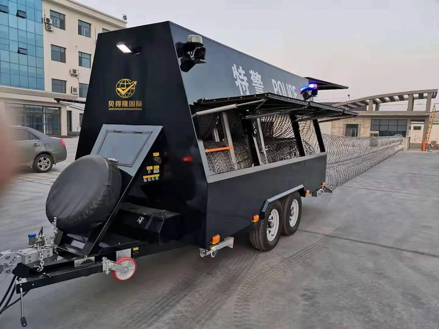 لزك-3 د نوع الطريق حاجز السيارة